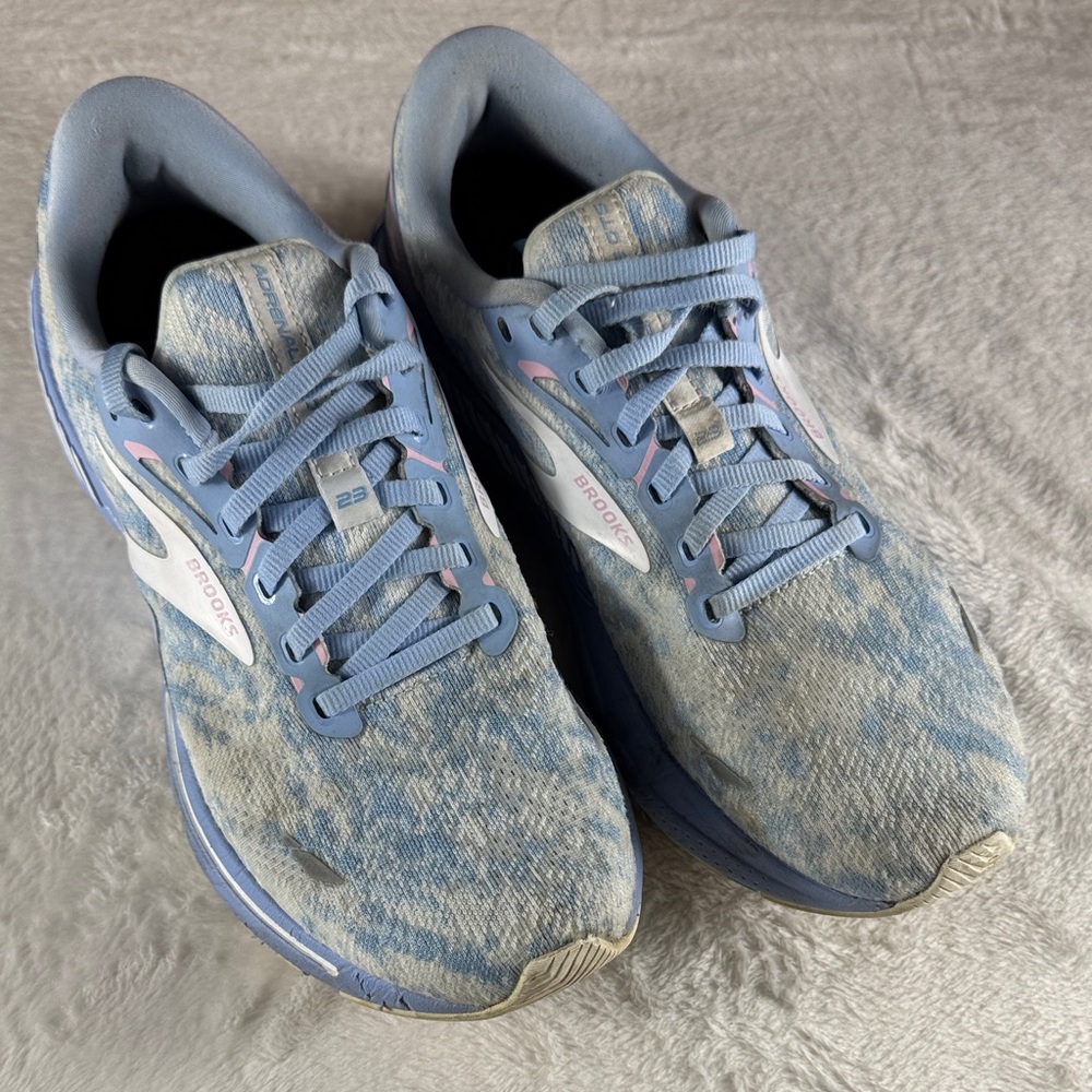 Brooks Light Blue Athletic Sneakers